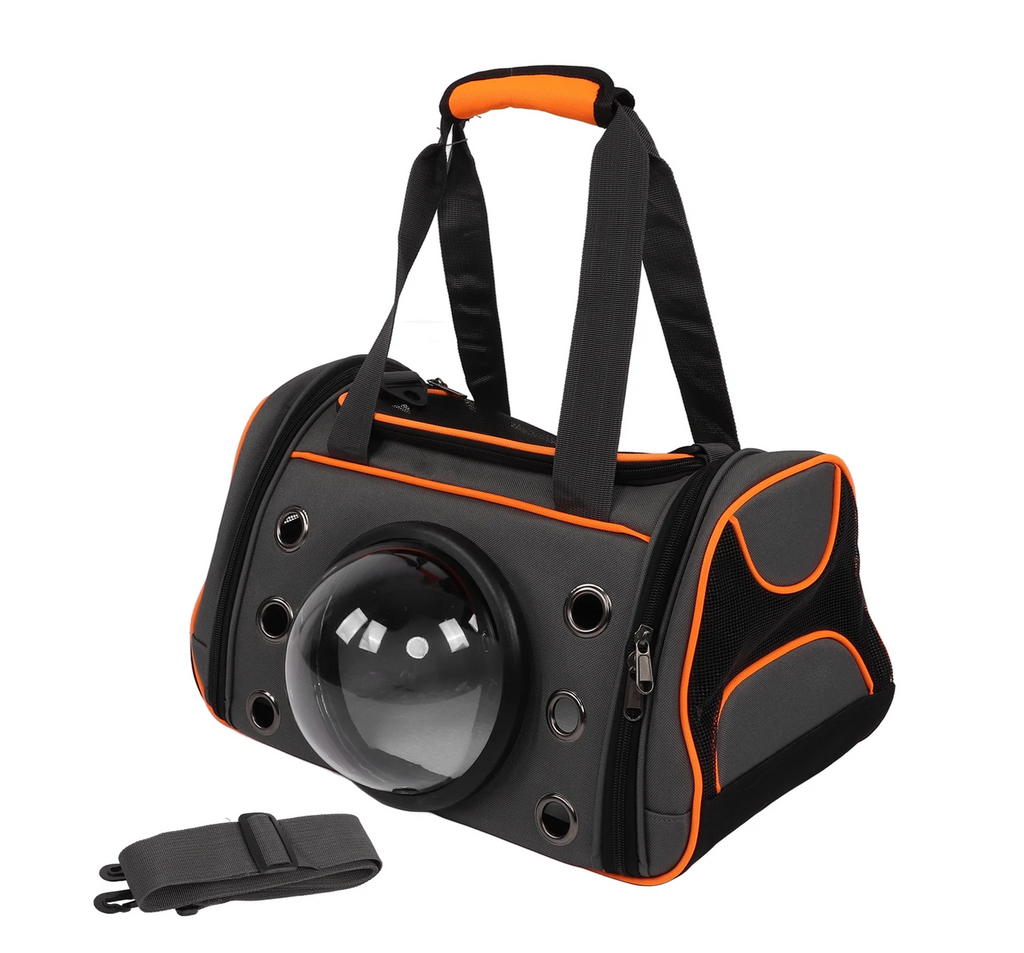 Transporteur pour Animaux, Sac de Transport pour Chien à la Mode Portable avec Fenêtre Transparente