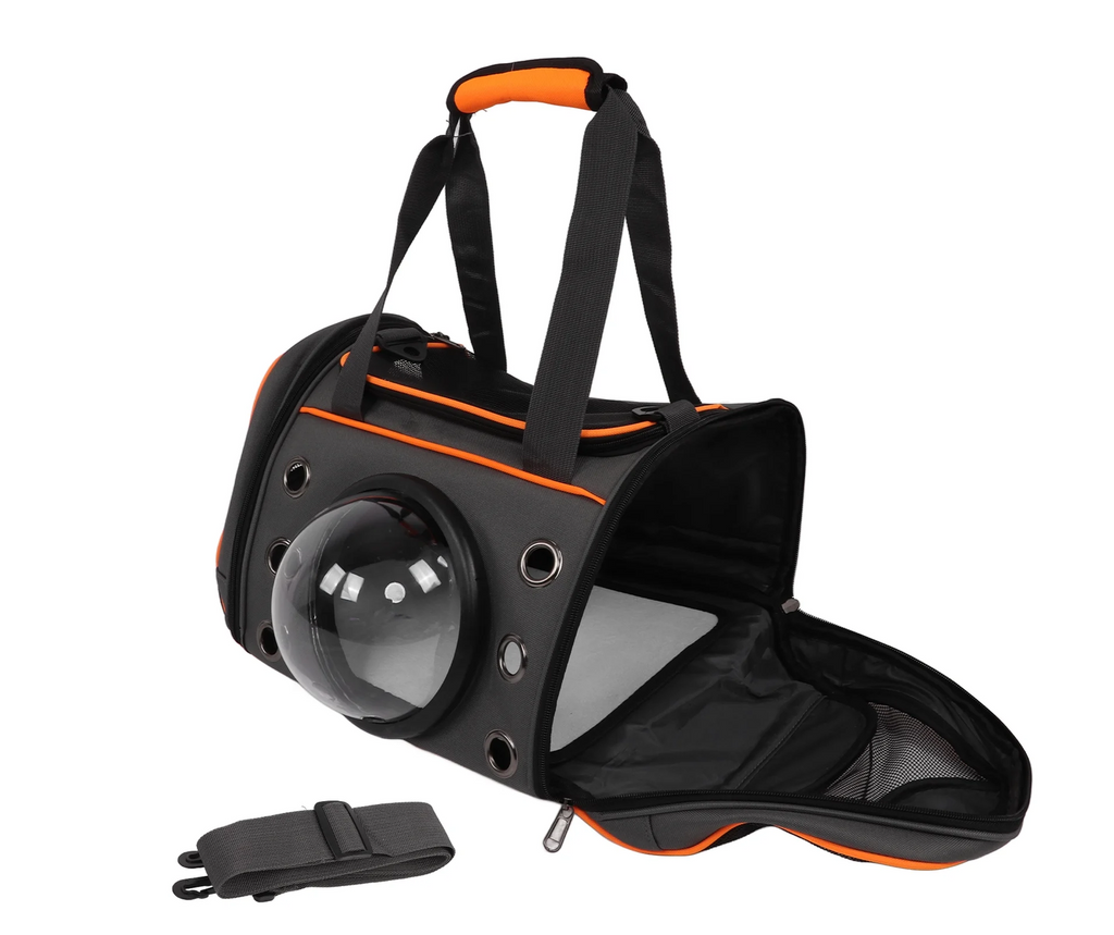Transporteur pour Animaux, Sac de Transport pour Chien à la Mode Portable avec Fenêtre Transparente